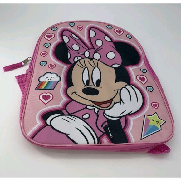 Minnie Mouse Pink Backpack For Kids - Picture 1 of 5